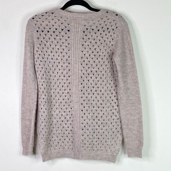 Rebecca Taylor Wool Open Stitch Pullover Knit Sweater Women's Size XS - Picture 2 of 11